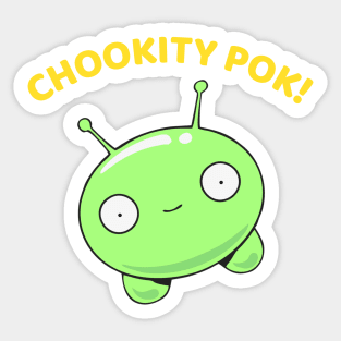 Final Space Mooncake Chookity Pok - Funny Sticker